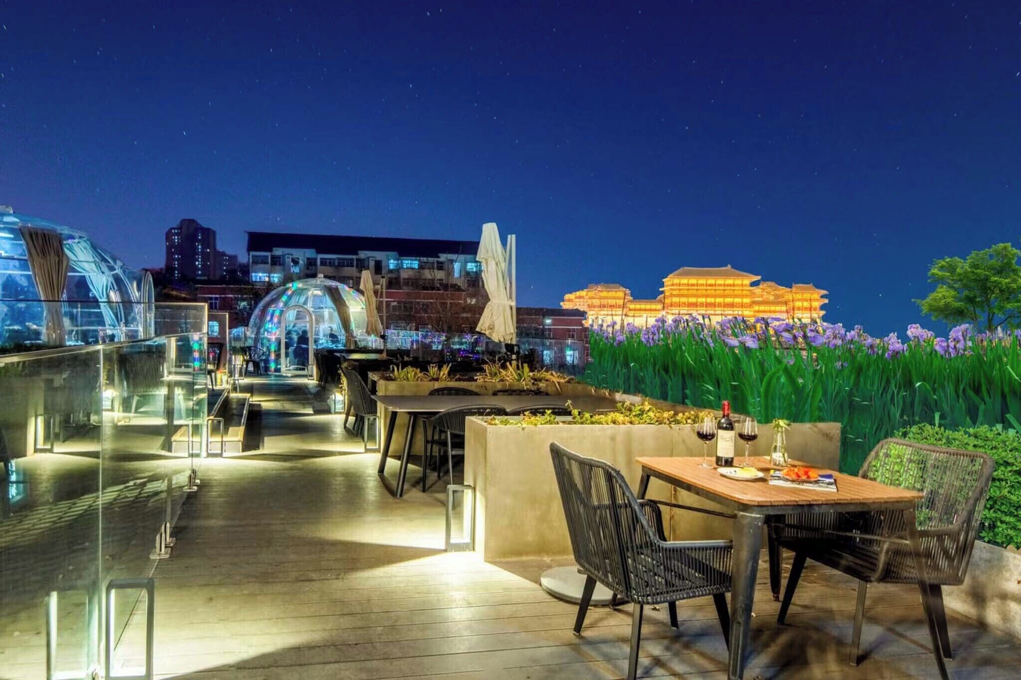 Terrasse sur le toit