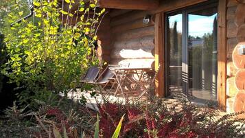 Basic-alpehytte - handicapvenligt - terrasse (Handicap) | Udendørsområde