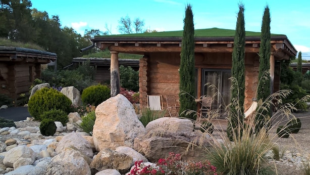 คอมฟอร์ทชาเลท์, ห้องน้ำในตัว, วิวสวน (Ecologique et naturel) | บริเวณภายนอก