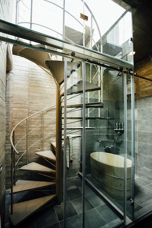 Premium Loft, 1 Double Bed, Non Smoking, Private Pool | 1 bedroom, blackout curtains, soundproofing, free WiFi