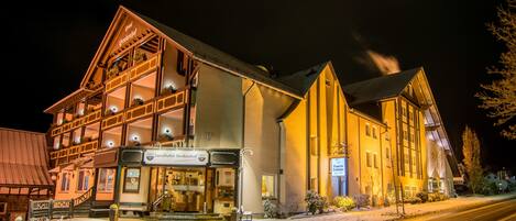 Front of property - evening/night