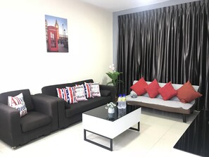 Apartment, 1 Bedroom, Non Smoking | Living room | Flat-screen TV - D'ING Pandan (Johor Bahru)