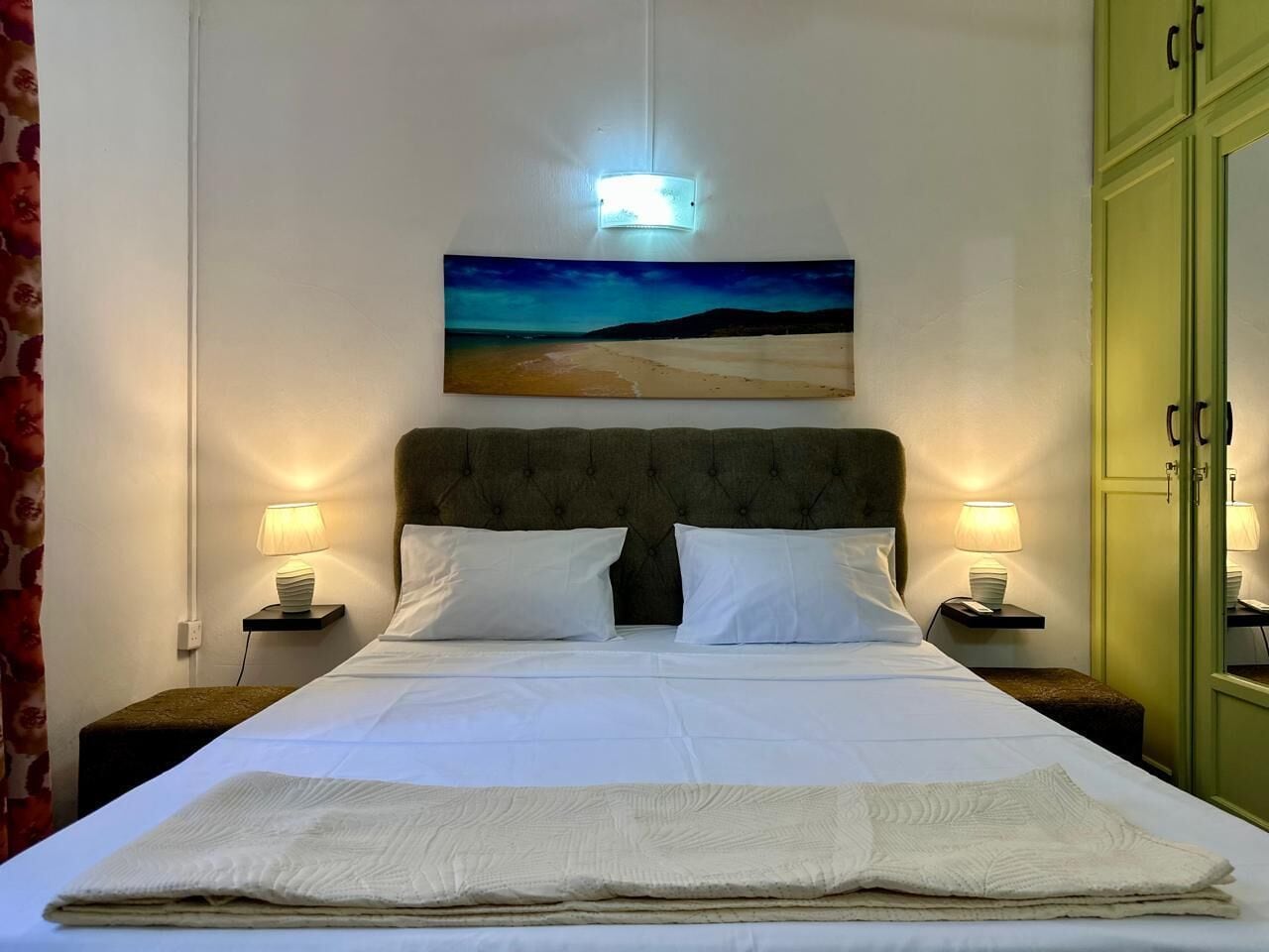 Exclusive Apartment, 2 Bedrooms, Garden View | Egyptian cotton sheets, premium bedding, down comforters