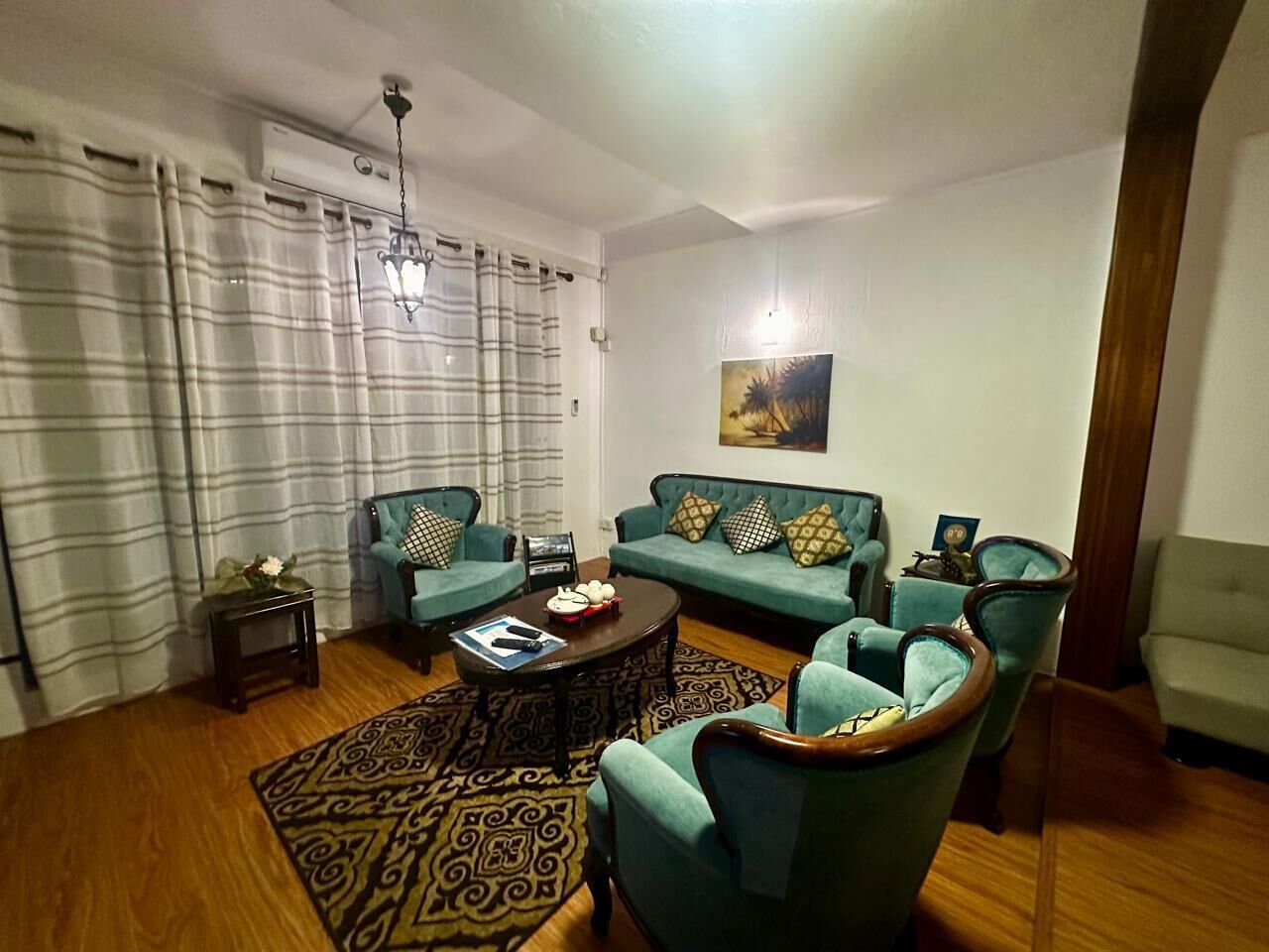 Luxury Apartment, 2 Bedrooms | Living area | Smart TV, DVD player