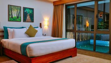 Pool Villa | 1 bedroom, Egyptian cotton sheets, premium bedding, down comforters