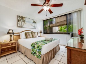 1 bedroom, iron/ironing board, internet - Kihei Ease Thrives! Lanai, Kitchen, AC, Laundry, WiFi+Flat Screen–Kamaole Sands 6203 (KIHEI)