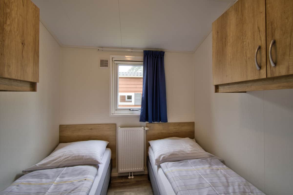 Mobile Comfort-Unterkunft, 2 Schlafzimmer | 2 Schlafzimmer, Bettwäsche