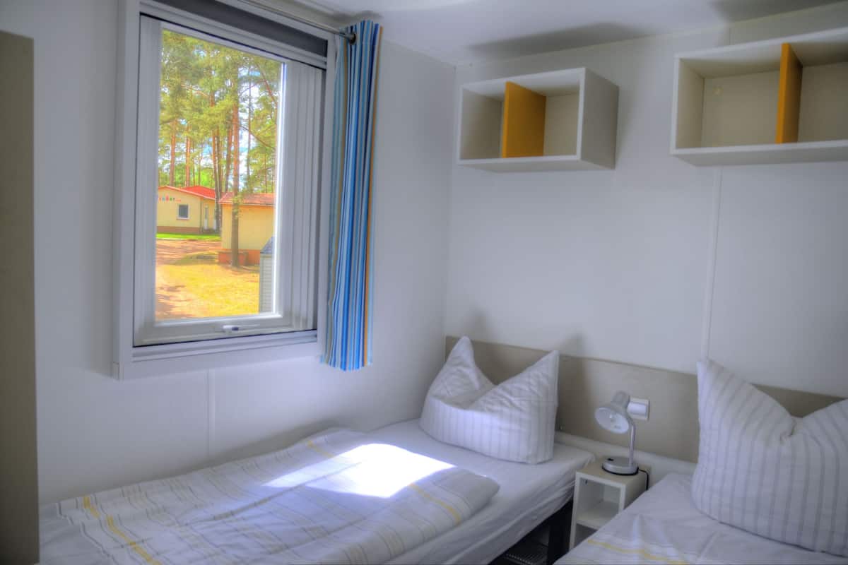 Mobile Classic-Unterkunft, 2 Schlafzimmer | 2 Schlafzimmer, Bettwäsche
