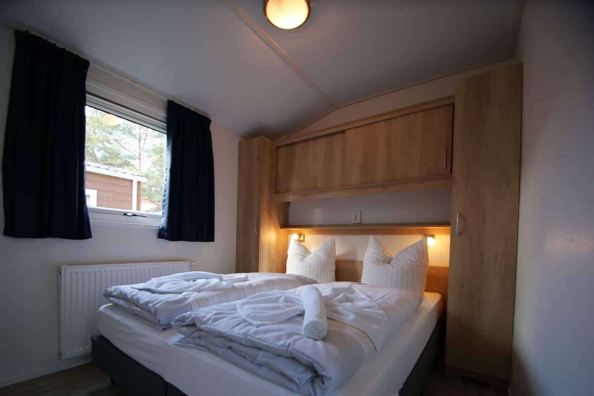 Mobile Comfort-Unterkunft, 2 Schlafzimmer | 2 Schlafzimmer, Bettwäsche