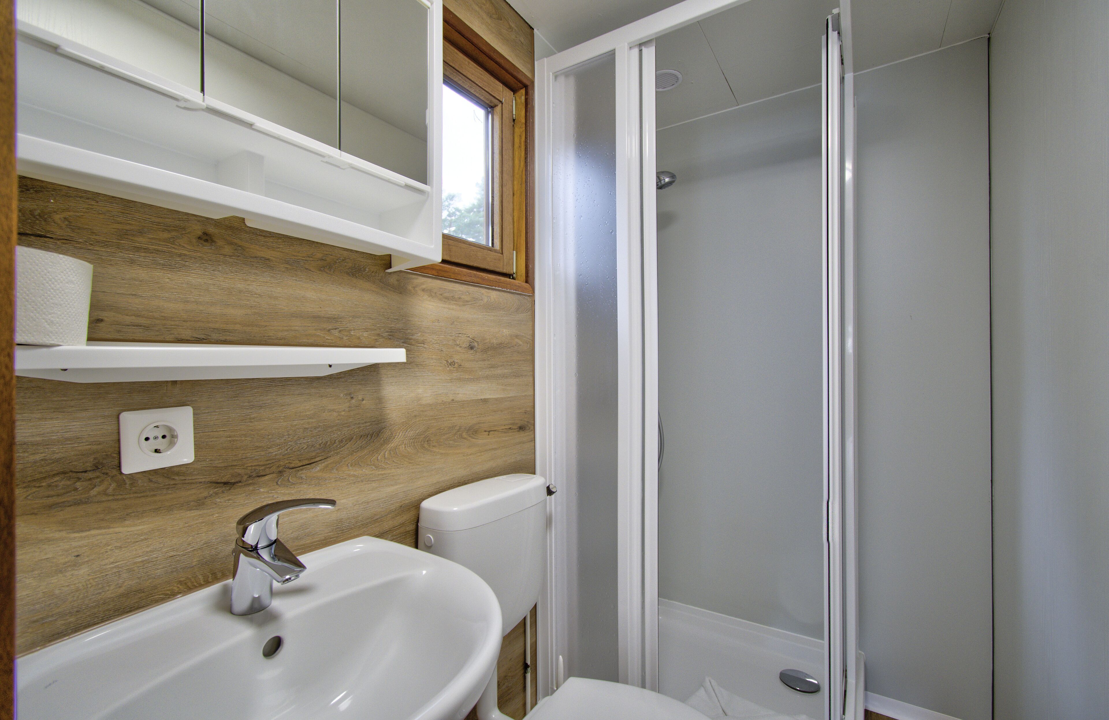 Classic Mobile Home, 2 Bedrooms | Bathroom | Shower