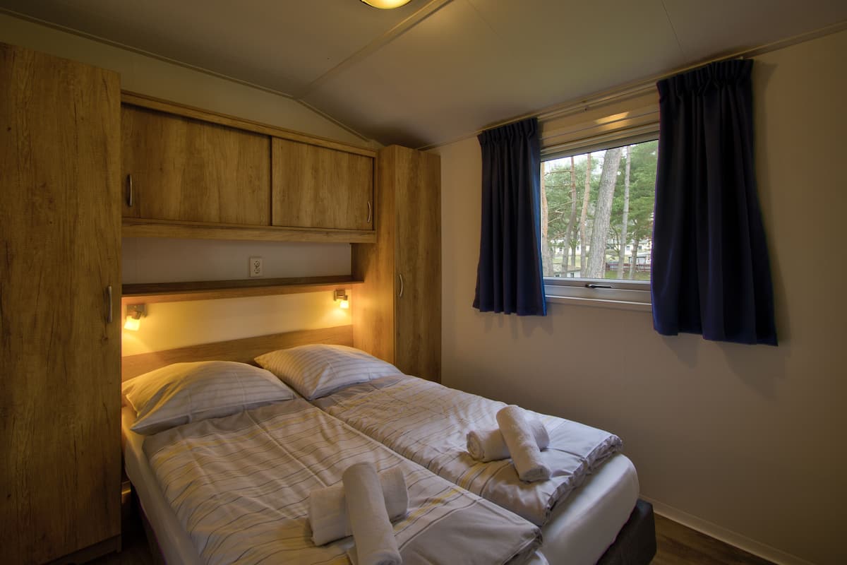 Mobile Comfort-Unterkunft, 2 Schlafzimmer | 2 Schlafzimmer, Bettwäsche