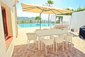 Outdoor dining - Suerte - sea view villa with private pool in Moraira (Moraira)