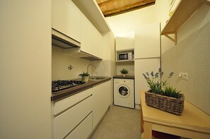 Apartment, 2 Bedrooms | Private kitchen | Fridge, microwave, stovetop, coffee/tea maker - Hefesto (Florence)
