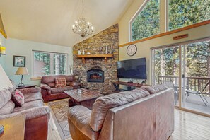 テレビ、暖炉、テレビゲーム、DVD プレーヤー