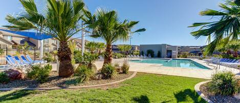 Una piscina climatizada