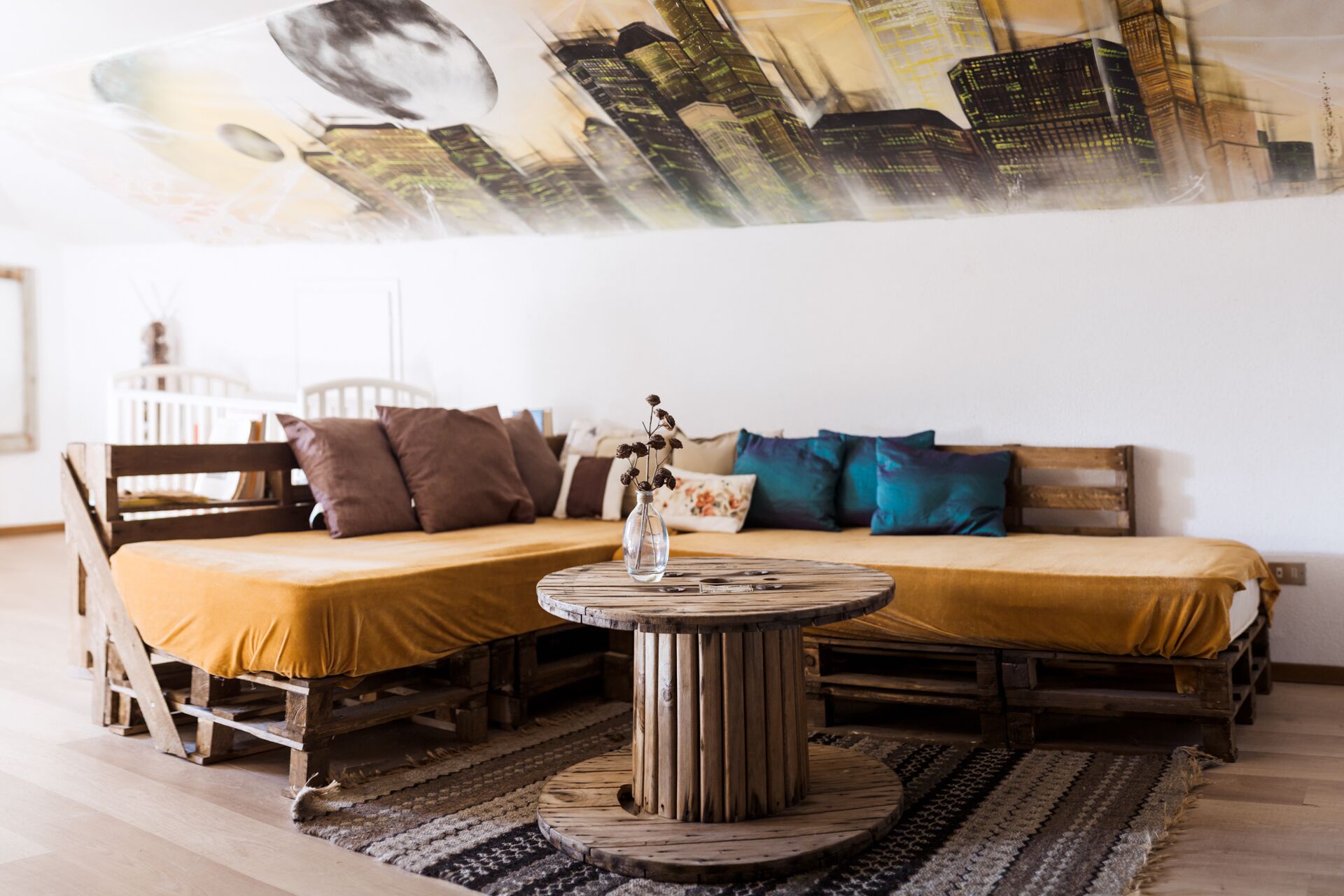 Vierbettzimmer, eigenes Bad (Poker) | Wohnzimmer