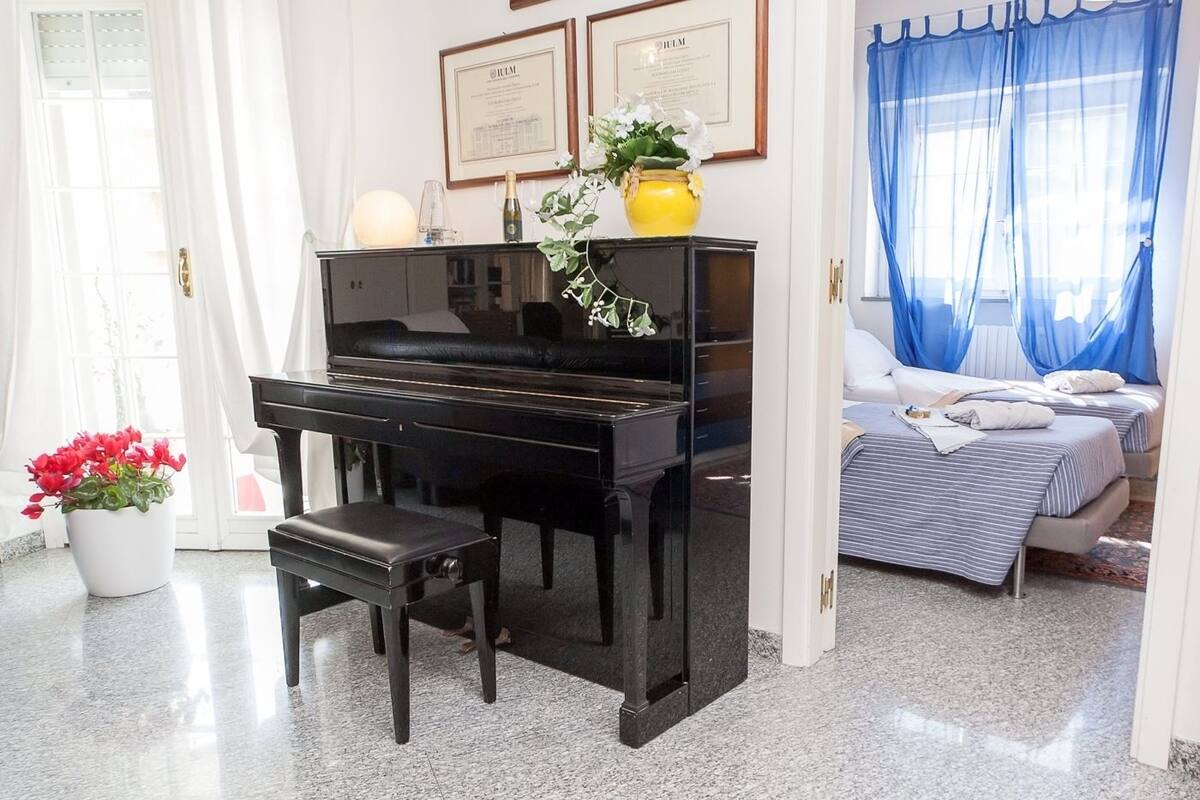 Double or Twin Room, Private Bathroom (External) | Desk, blackout drapes, iron/ironing board (on request), WiFi (free)