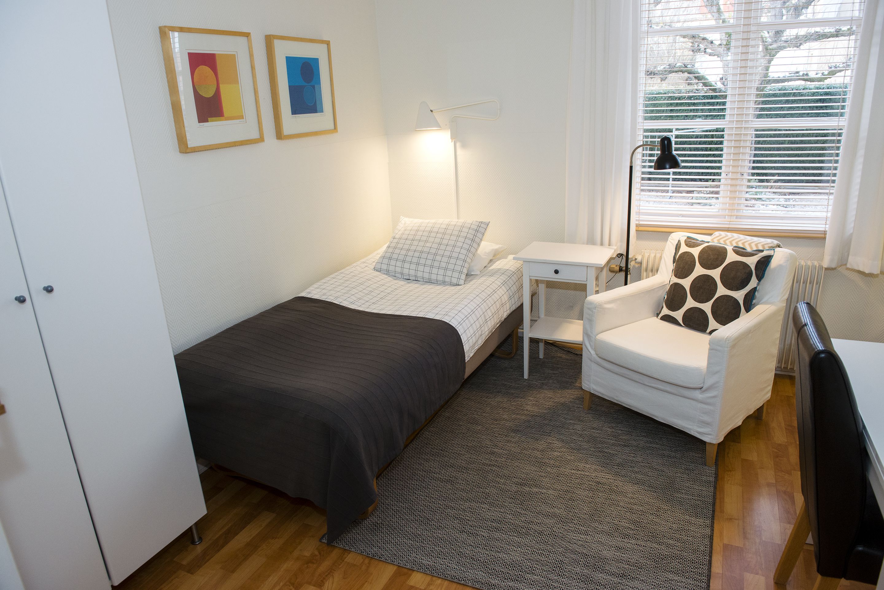 single room | individually decorated, individually furnished, desk, blackout curtains