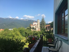 Udsigt fra overnatningsstedet