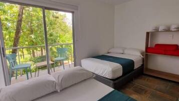 Family Triple Room, Balcony | Free WiFi, bed sheets