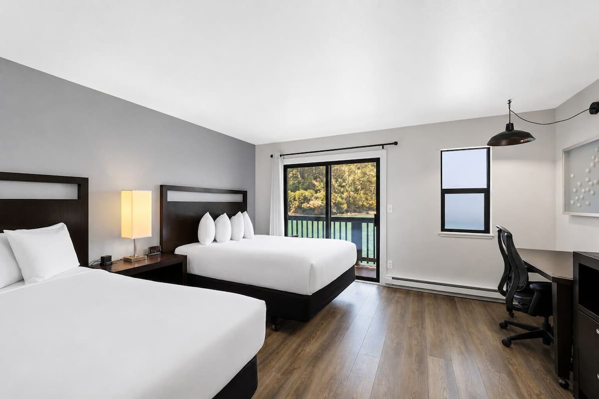 Chambre, 2 grands lits