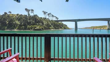 Chambre, 2 grands lits | Vue depuis le balcon