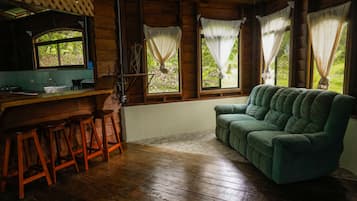 Family Cottage, Multiple Beds, Terrace, Garden View | Living area