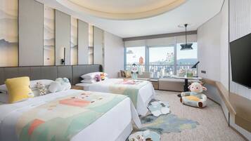 Room, 2 Double Beds, Non Smoking | 1 bedroom, minibar, in-room safe, individually decorated