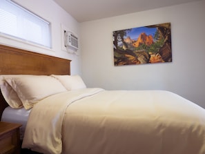 Private Room - Accommodates up to 4 People | Down comforters, individually decorated, iron/ironing board, free WiFi