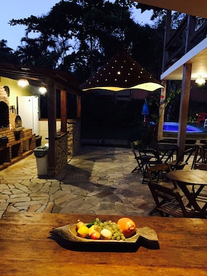 Opções para refeição ao ar livre