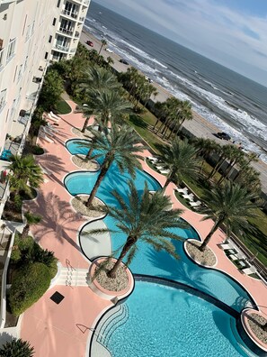 Indoor pool, outdoor pool