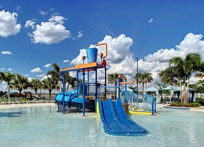 Una piscina riscaldata