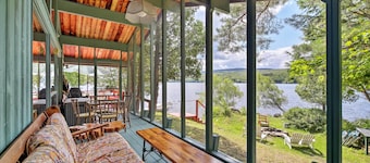 ‘Bellows Place’ Chateaugay Lake Retreat w/ 2 Docks