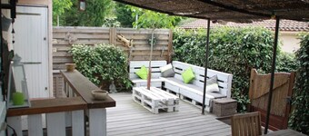 MAZET 4 Pers. CLIM-PERGOLA-TERRAZA / JARDÍN 40m2 - RESIDENCE POOL-WIFI