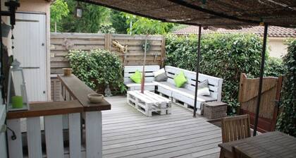 MAZET 4 henkilöä CLIM-PERGOLA-TERASSI / PUUTARHA 40m2 - ASUNTOLAITTO-WIFI