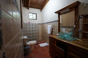Hair dryer, towels