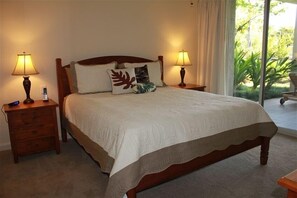 2 bedrooms, in-room safe, iron/ironing board, WiFi