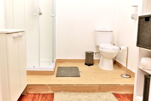 Regadera, regadera tipo lluvia, amenidades de baño gratuitas, toallas 