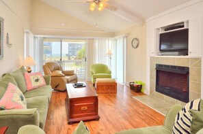 TV connectée, cheminée