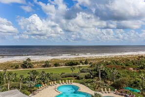 Una piscina riscaldata