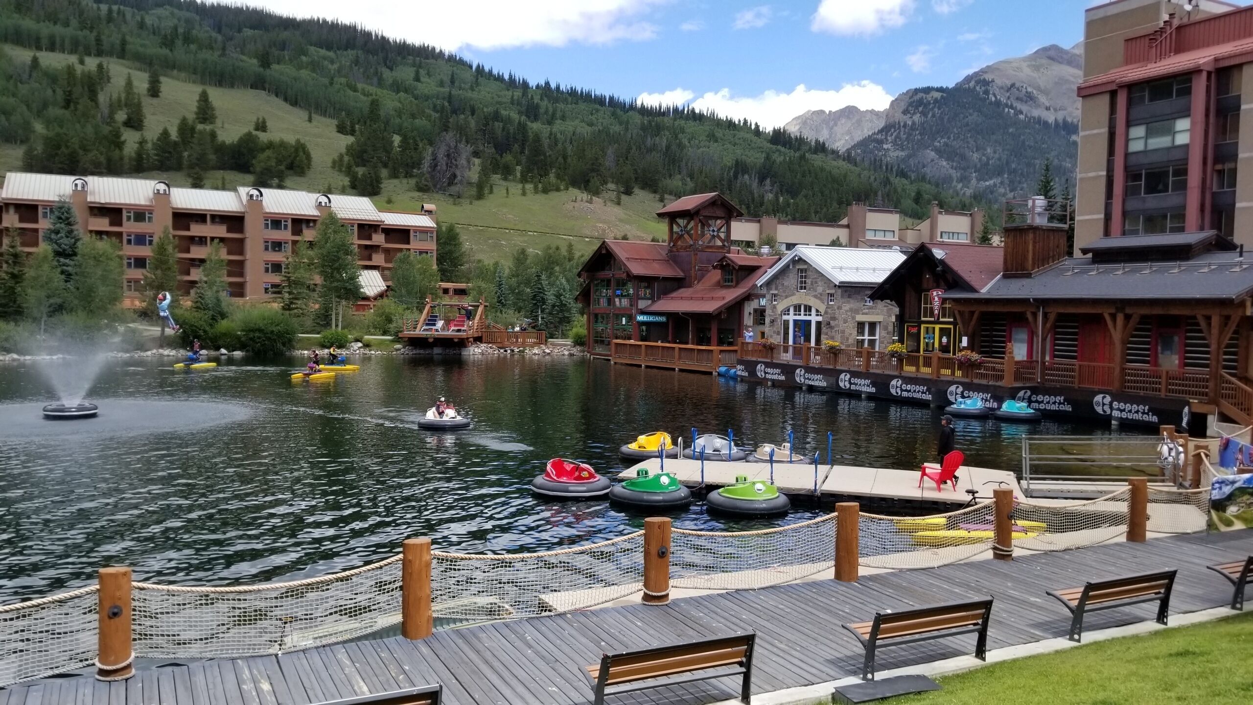 Una piscina riscaldata