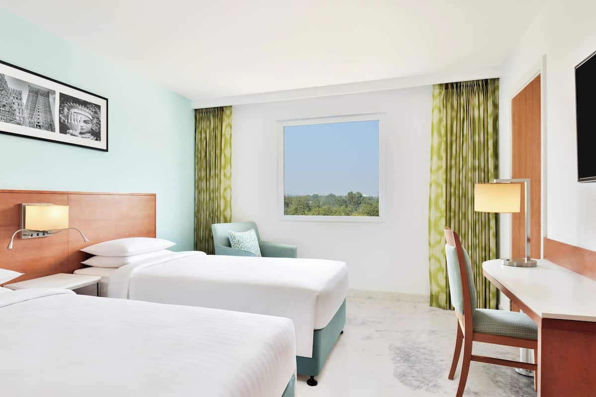 Pillowtop beds, in-room safe, desk, iron/ironing board