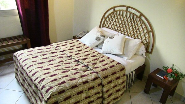 Blackout drapes, free WiFi, bed sheets, wheelchair access