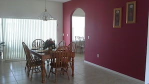 House, 4 Bedrooms, Private Pool, Lake View | In-room dining - 4BR Cresent Lakes Pool Home by FVM (Kissimmee)