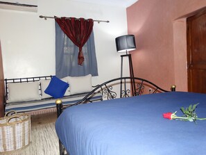 Standard Double Room, 1 Double Bed | Blackout drapes, soundproofing, free WiFi, bed sheets - Palm Auberge (Marrakech)