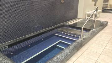 Indoor pool, a heated pool