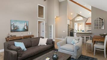 Smart TV, chimenea, Netflix y reproductor de DVD