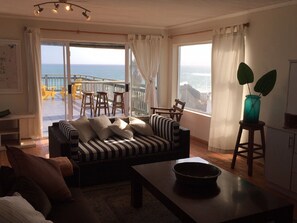 TV, fireplace, Netflix, DVD player - AMAZING OCEAN VIEWS + Beach Bungalow  (Gansbaai)