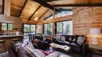 Smart-TV, peis og musikkbibliotek