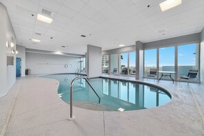 Indoor pool, outdoor pool